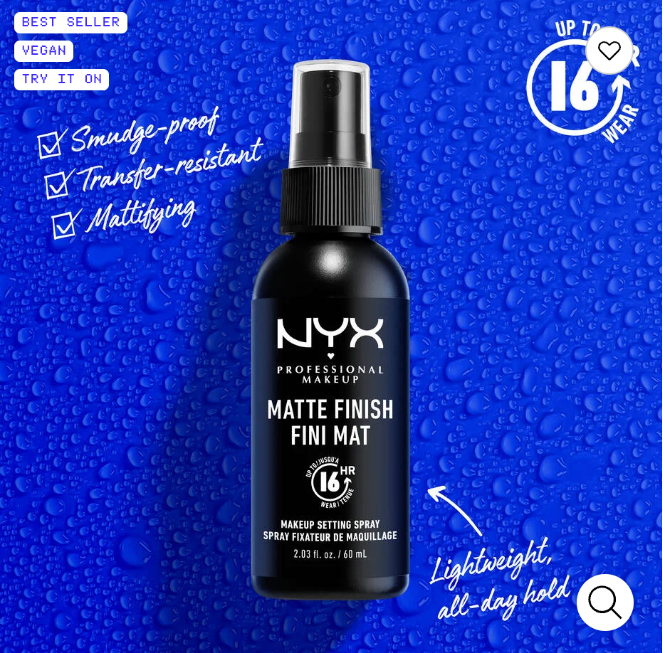 NYX Makeup Setting Spray - Matte
