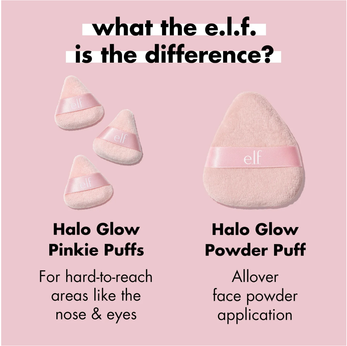 E.L.F Halo Glow Pinkie Puffs