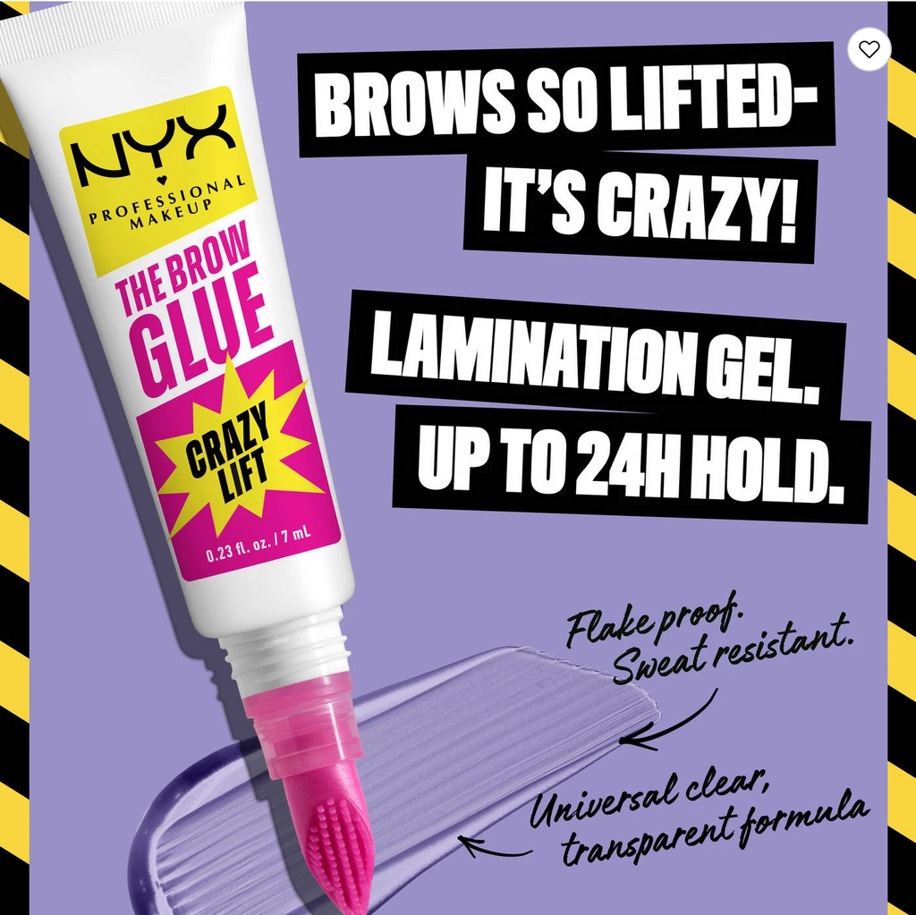 NYX The Brow Glue Crazy Lift Brow Lamination Gel